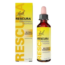 Flores de Bach Rescura gotas sin alcohol, 20 ml