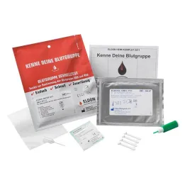 Prueba rápida de grupo sanguíneo-AB0 + Rhd, 1 ud