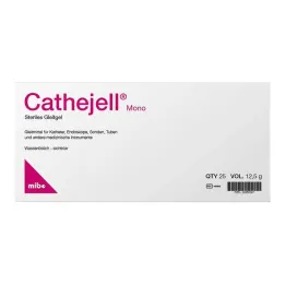 Cathejell Mono lubricante estéril ZHS 12,5 g, 25 piezas