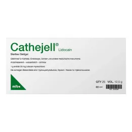Cathejell Lidocaína Lubricante estéril ZHS 12,5 g, 25 st