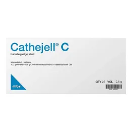 Lubricante estéril Cathejell C ZHS 12,5 g, 25 piezas