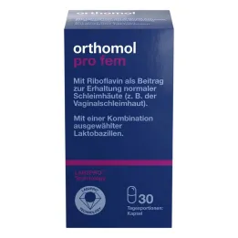 Cápsulas orthomol pro fem, 30 piezas