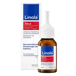 Linola Akut con prednisolona y ácido salicílico, 50 ml