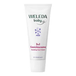 Weleda Baby 3 en 1 crema facial malva blanca, 50 ml