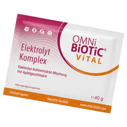 Omni Biotic Vital Electrolyte Complete Bolsa de polvo de manzana, 40 g